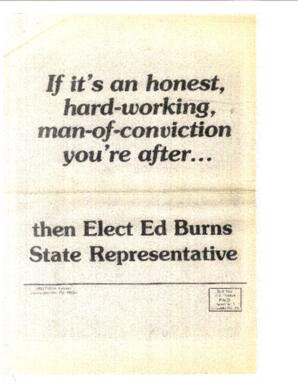 1978 Campaign Mailing