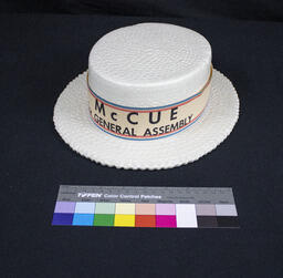 Boater Hat, McCue for General Assembly