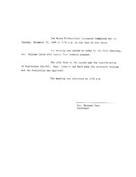 Meeting Regarding Regulation 16A-202, November 22, 1988
