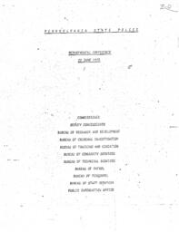 Robert Zinsky, Exhibit Zo, Pennsylvania State Police Departmental Conference Minutes, June 22, 1973