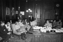 Office Photographs, Speaker's Office, Constituents, School Children