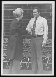 Campaigning, Shaking Hands At a Store, Constituents