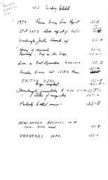 Richard L. Thornburgh File, Original File Index, January 25, 1974