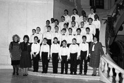 Group Photo, Meadville Boy Choir Performs in Main Rotunda, Members