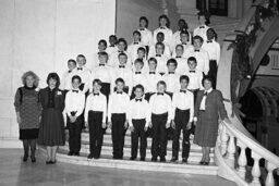 Group Photo, Meadville Boy Choir Performs in Main Rotunda, Members