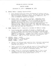 County Files- Indiana County, Gleason Hearings Outline, September 20, 1974
