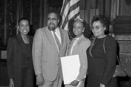 Citation Presentation to Miss Black Pennsylvania, Governor's Reception Room, Guests, Members