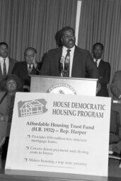 Press Conferences, Press Conference on Affordable Housing Trust Fund, Members, Press Room