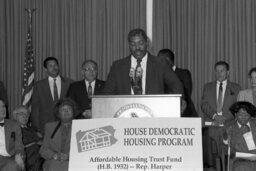 Press Conferences, Press Conference on Affordable Housing Trust Fund, Members, Press Room, Senate Members