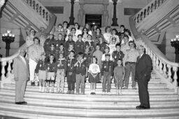 Group Photo, Photo Op on the House Floor, Main Rotunda, Members, Scout Group, Senate Members