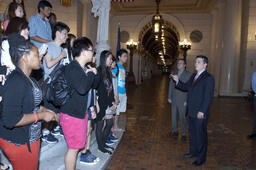 Guests Visit the Capitol, Northeast High School, High School Students, Rotunda