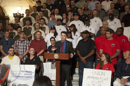 Press Conference, PA Building and Construction Union, Constituents , Rotunda