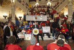 Press Conference, Transportation Funding Rally, Constituents , Rotunda