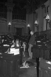 Visitors to the Capitol, 4-H Club with Dogs, House Floor