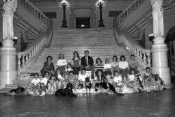 Visitors to the Capitol, 4-H Club with Dogs, Main Rotunda