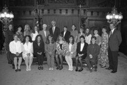 Group Photo in the Governor's Reception Room, Members, Students