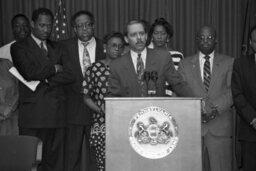 News Conference with Black Caucus Representatives, Capitol Media Center, Members