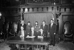 Bill Signing in the Governor's Reception Room, Guests, Members, Senate Members