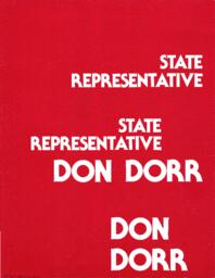 Papers of Donald W. Dorr, 1973-1990