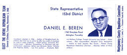 Papers of Daniel E. Beren, 1967-1976