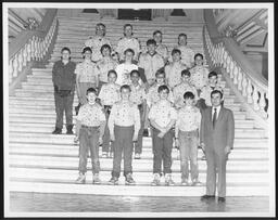 Boy Scouts Troop 151, Capitol Rotunda Stairs
