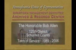 Rep. Robert Allen (R) 1989-2006