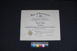 Election Certificate, 1975